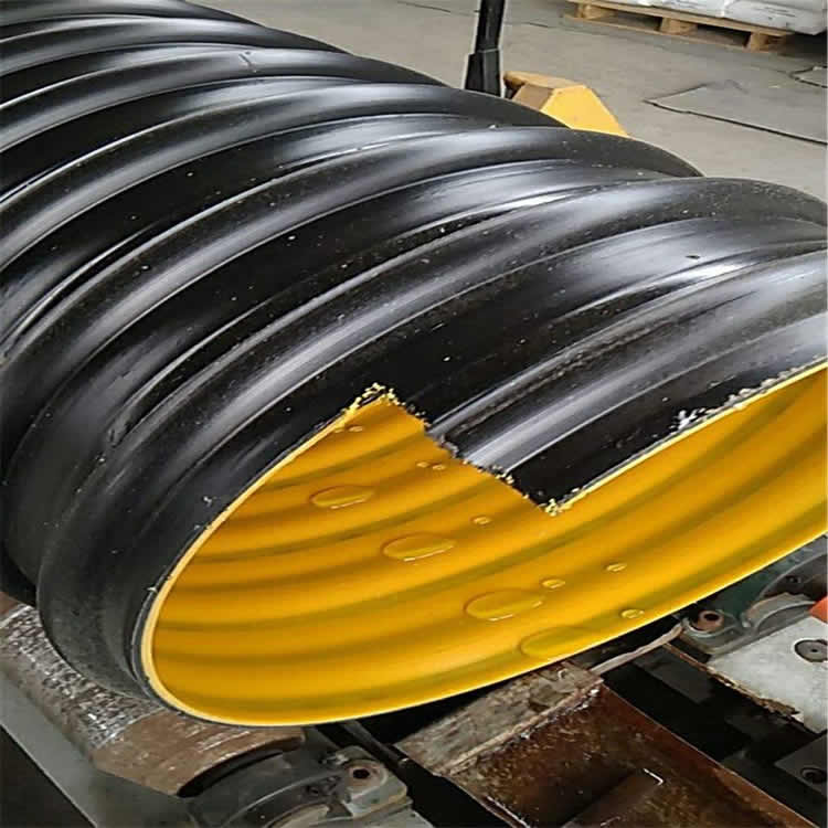 喀什喜马管业-hdpe钢带管-增强聚乙烯螺旋钢带波纹管-排水管厂家现货大量现货